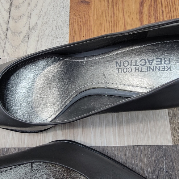 Women's 5.5M Grey Pointed Toe Mid Heels - Picture 5 of 6